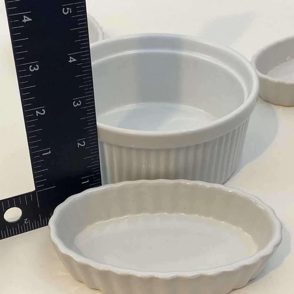 Pier1 Souffle Dishs White 5